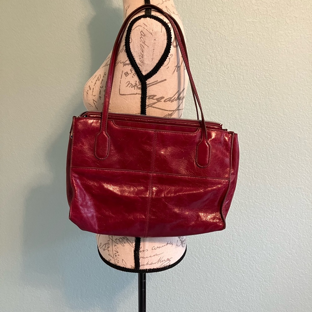 Vintage cherry red HOBO shoulder bag